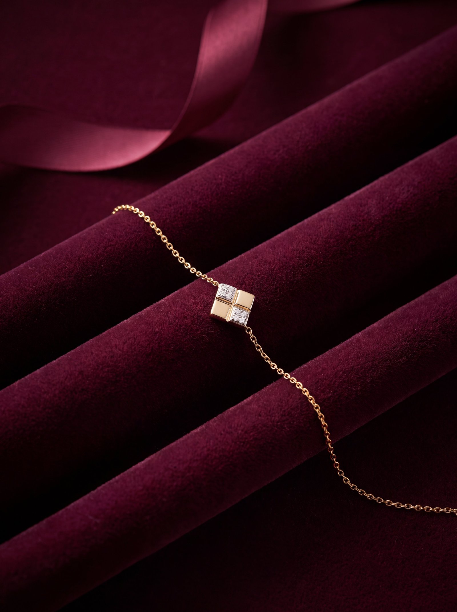 CUBIC  DIAMOND LADIES BRACELET