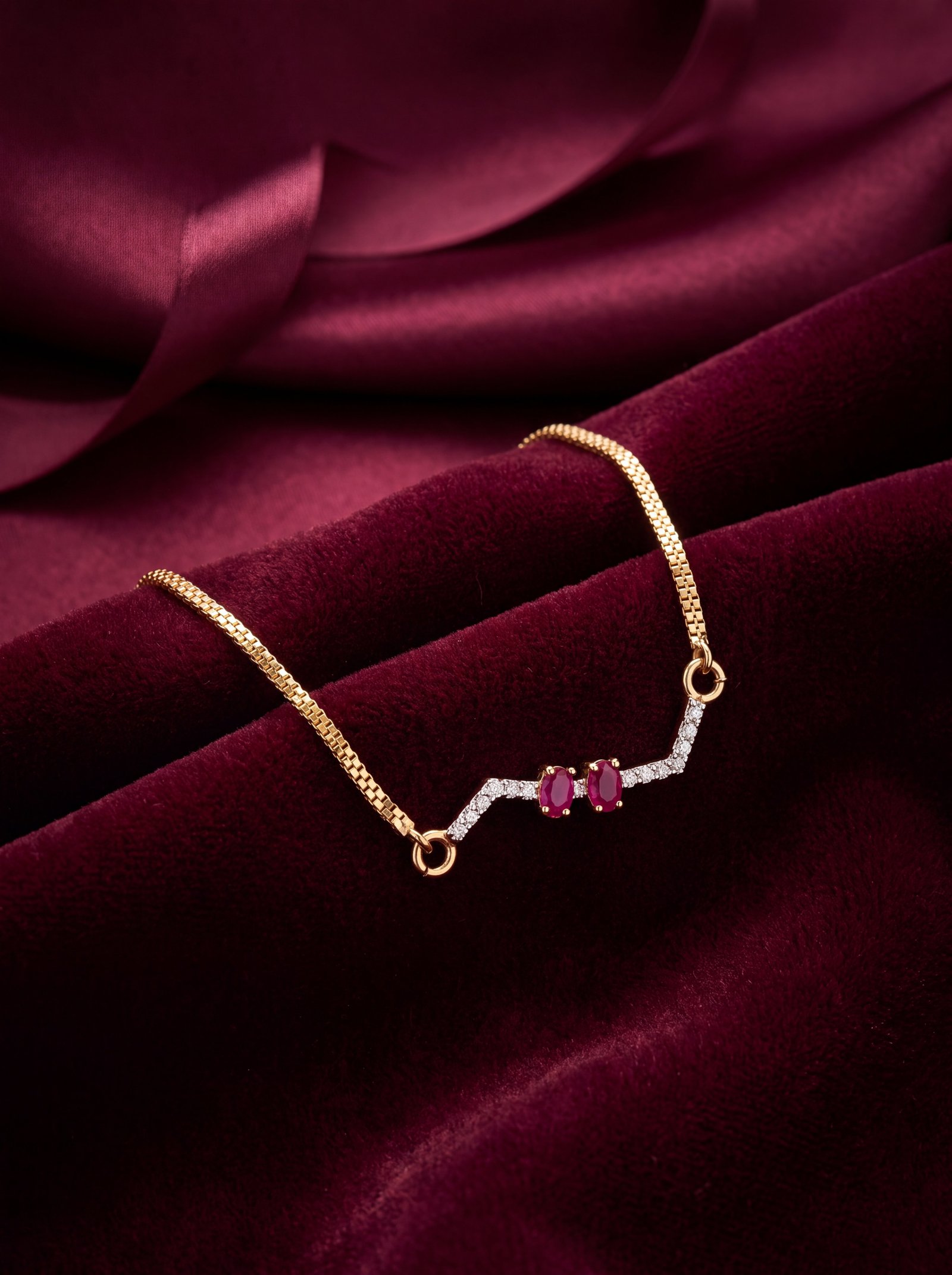 OVAL CUT DIAMOND BRACELET