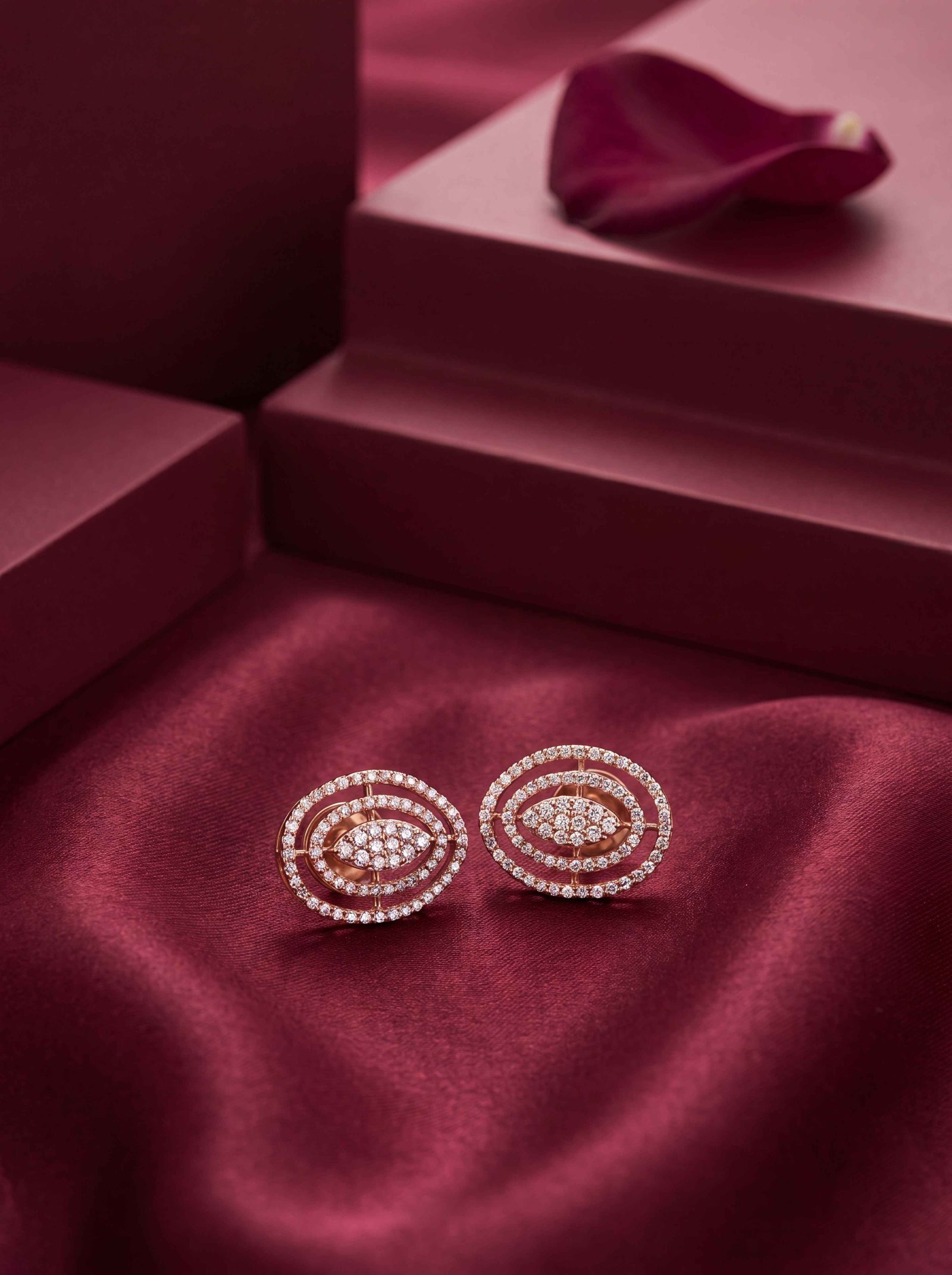 Cosmic Orbit Diamond studs