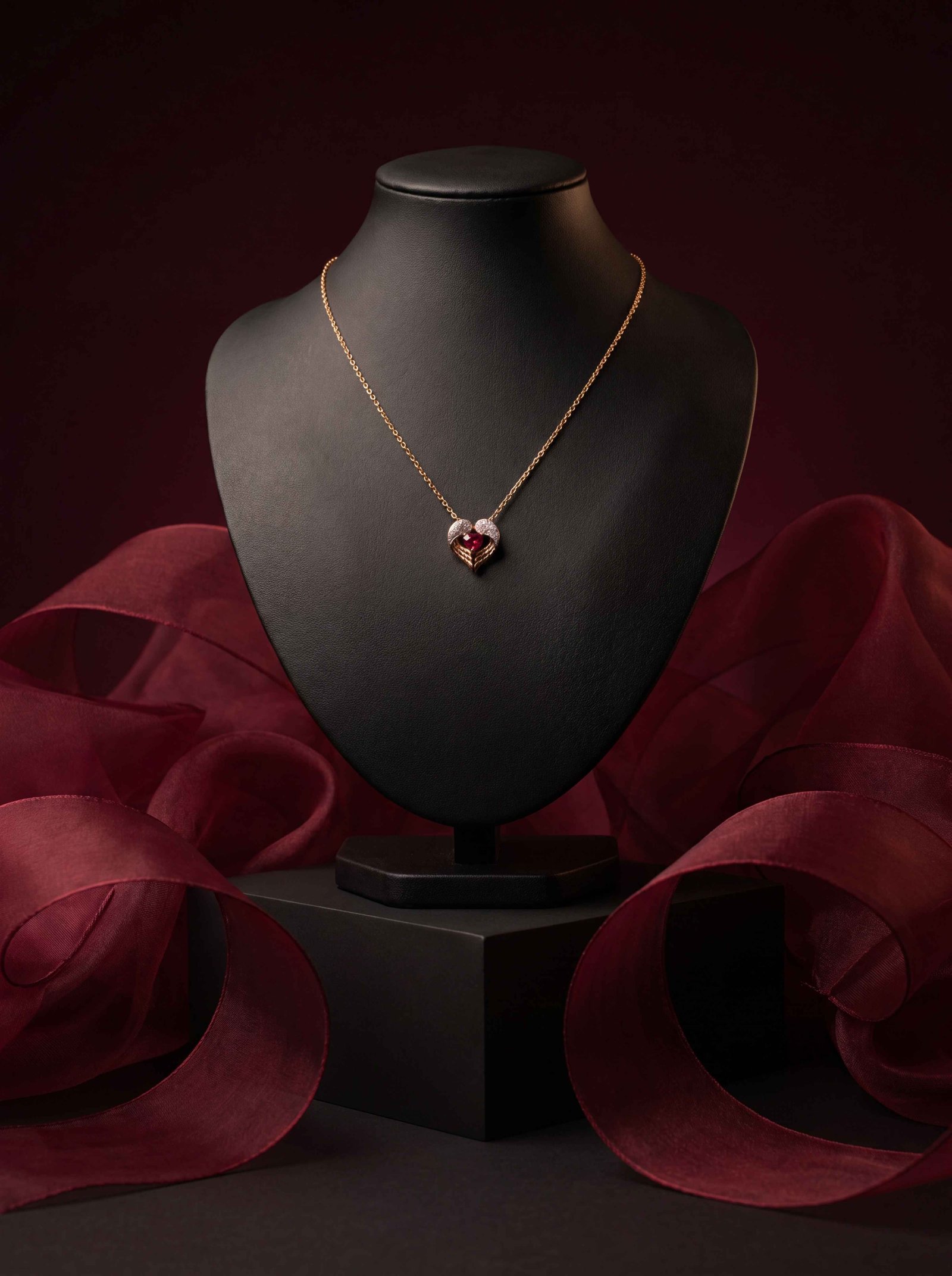 Wings of Love Diamond Necklace