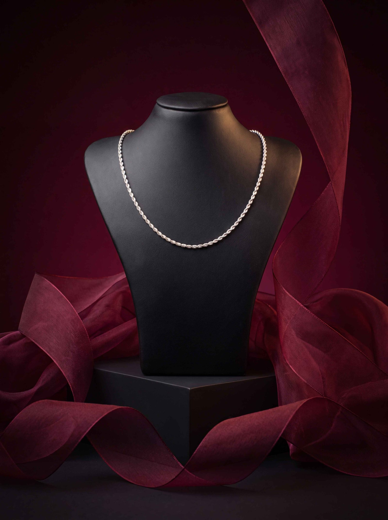 SILVER ROPE CHAIN