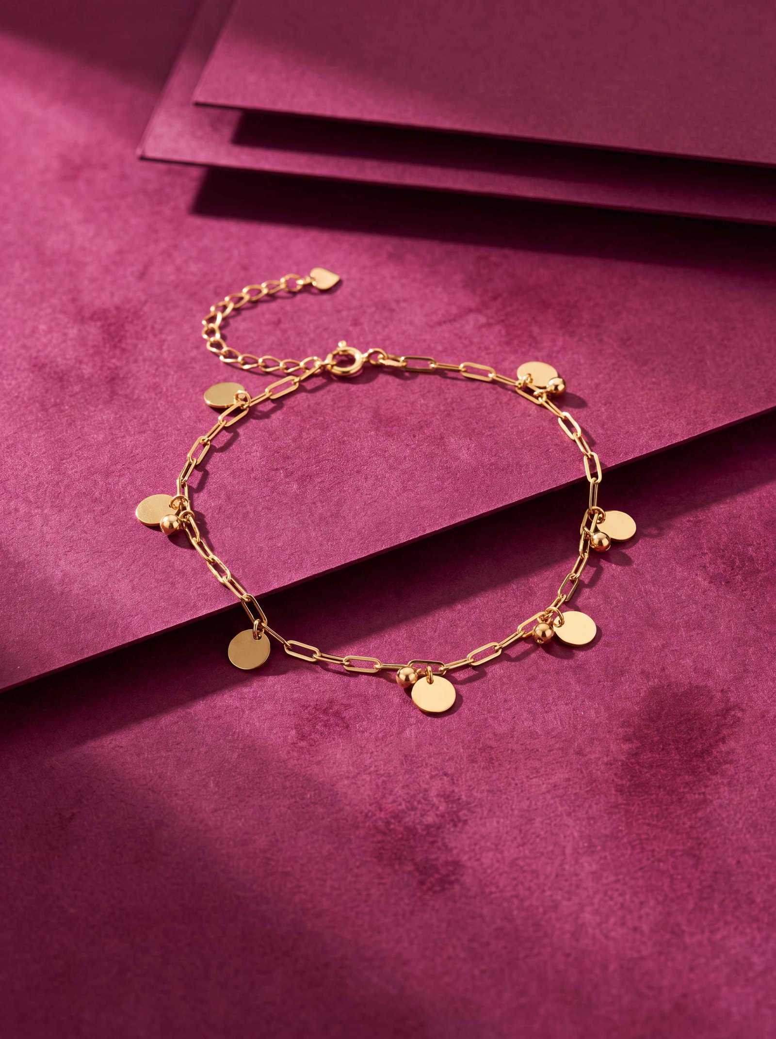SEQUIN CHARM 18K BRACELET