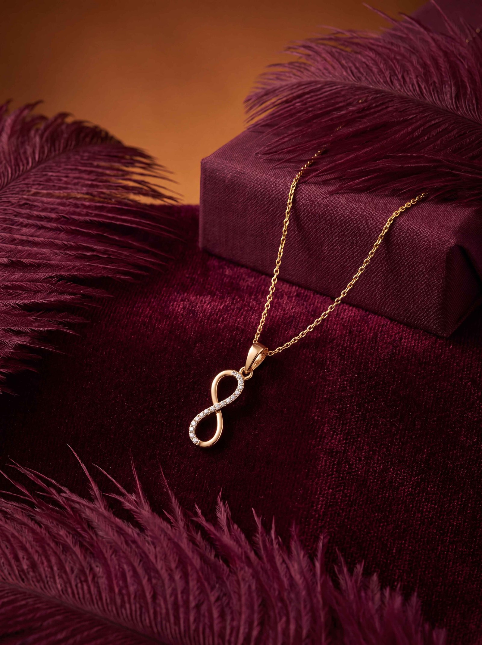 INFINITY DIAMOND PENDANT