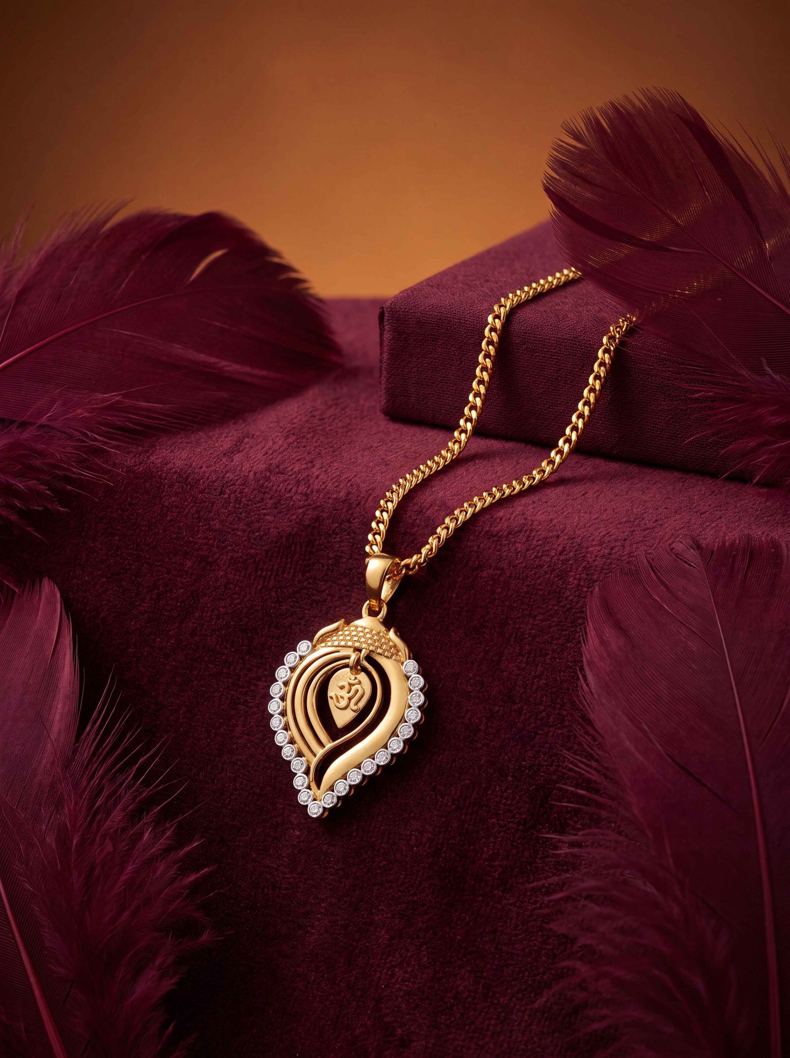 OHM LEAF DIAMOND THALI