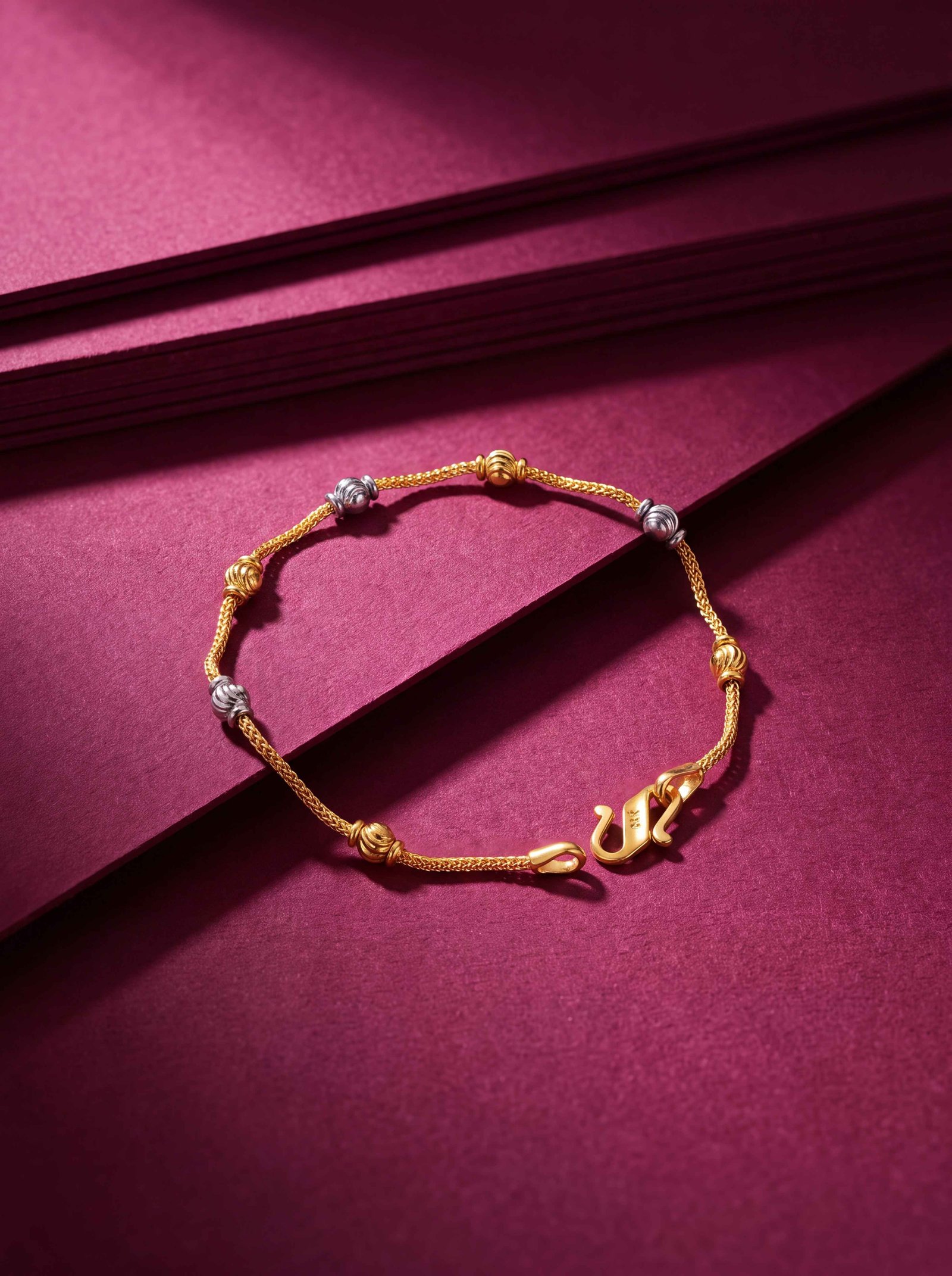TWO-TONE PARASPARAM LIGHT WEIGHT BRACELET