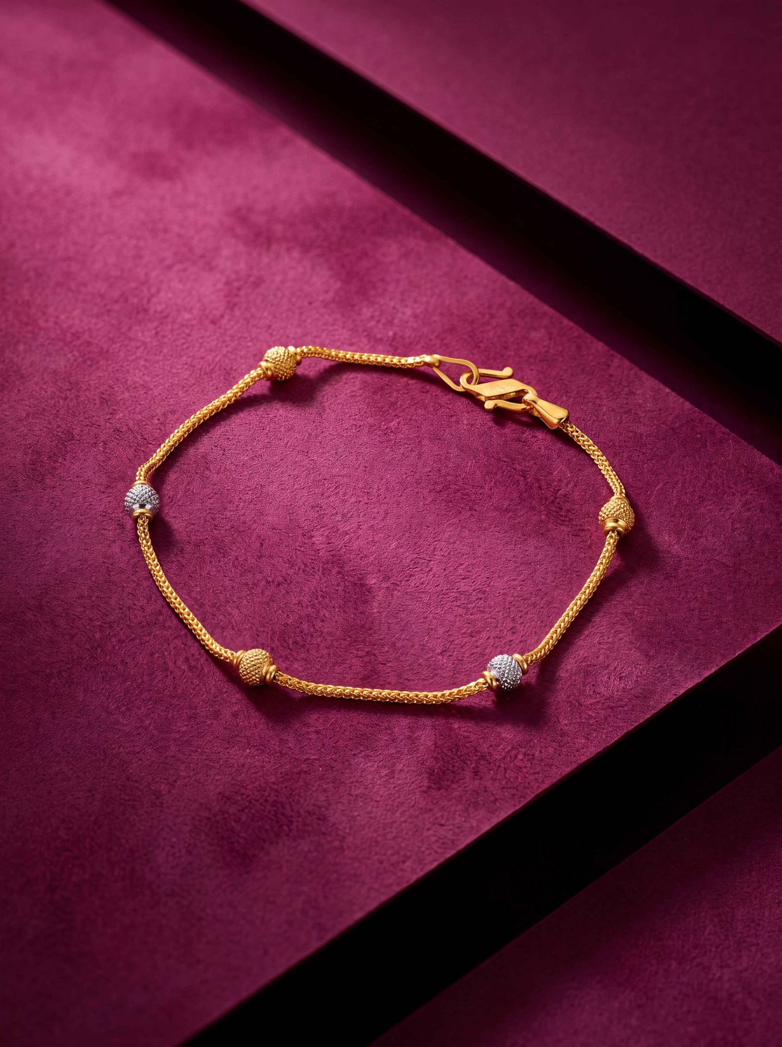 TWO- TONE LIGHT WEIGHT PARASPARAM BRACELET