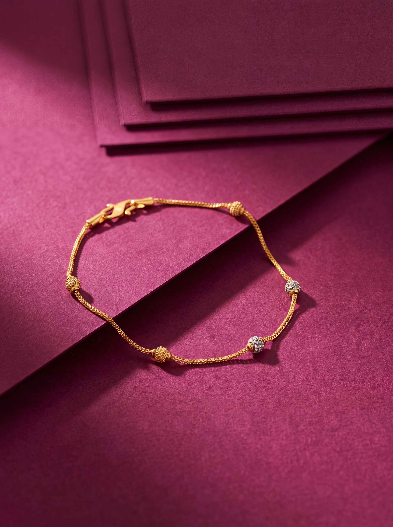 TWO-TONE SPIGA PARASPARAM BRACELET