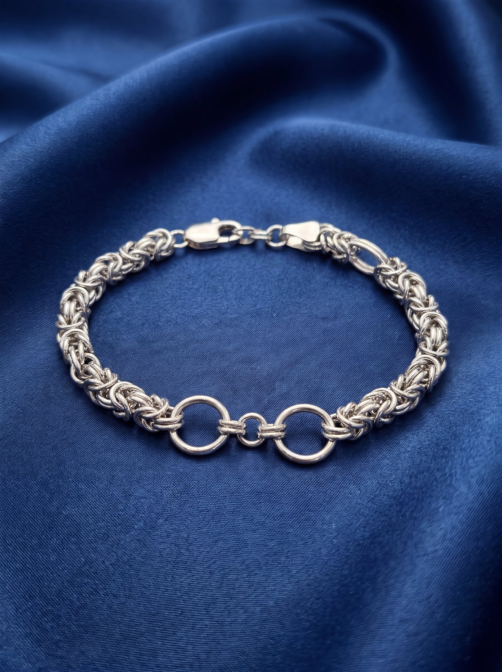 BIRD CAGE SILVER GENTS BRACELET