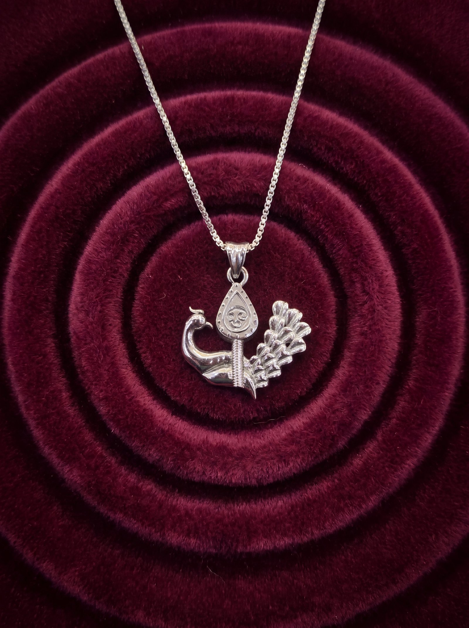 VEL MAYIL SILVER PENDANT